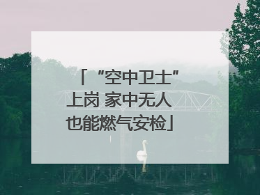 “空中卫士”上岗 家中无人也能燃气安检