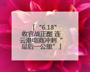 “6.18”收官战正酣 连云港电商冲刺“最后一公里”