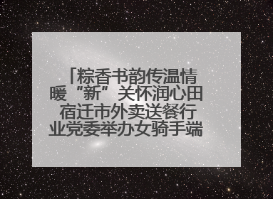 粽香书韵传温情 暖“新”关怀润心田 宿迁市外卖送餐行业党委举办女骑手端午主题活动
