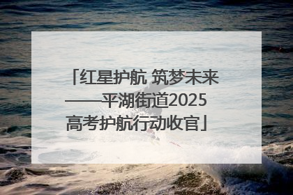 红星护航 筑梦未来——平湖街道2025高考护航行动收官