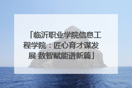 临沂职业学院信息工程学院：匠心育才谋发展 数智赋能谱新篇
