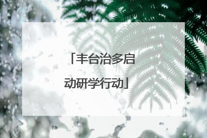 丰台治多启动研学行动