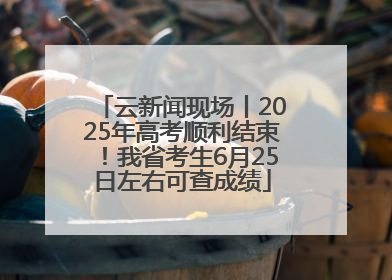 云新闻现场丨2025年高考顺利结束！我省考生6月25日左右可查成绩