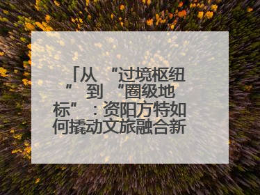从 “过境枢纽” 到 “圈级地标”：资阳方特如何撬动文旅融合新能级？