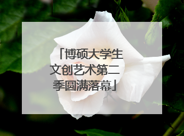 博硕大学生文创艺术第二季圆满落幕