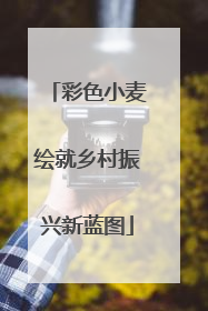 彩色小麦绘就乡村振兴新蓝图