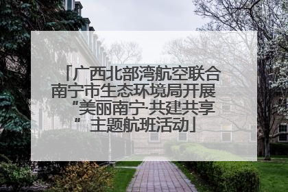 广西北部湾航空联合南宁市生态环境局开展“美丽南宁·共建共享”主题航班活动