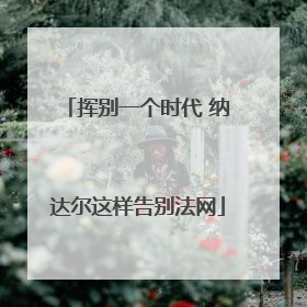 挥别一个时代 纳达尔这样告别法网