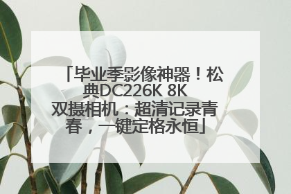 毕业季影像神器！松典DC226K 8K双摄相机：超清记录青春，一键定格永恒