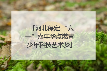 河北保定 “六一”嘉年华点燃青少年科技艺术梦