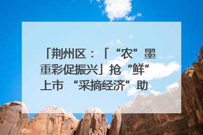 荆州区：「“农”墨重彩促振兴」抢“鲜”上市 “采摘经济”助农“甜蜜增收”