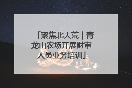 聚焦北大荒｜青龙山农场开展财审人员业务培训