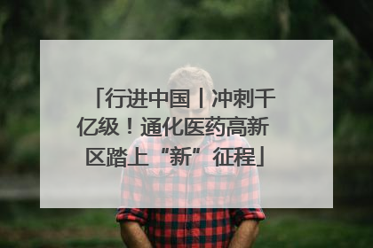行进中国丨冲刺千亿级！通化医药高新区踏上“新”征程