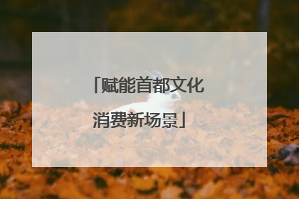赋能首都文化消费新场景