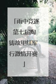 雨中竞逐 第七届陶铸故里红军行激情开赛