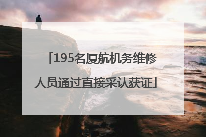 195名厦航机务维修人员通过直接采认获证