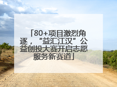 80+项目激烈角逐，“益汇江汉”公益创投大赛开启志愿服务新赛道