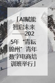 AI赋能 智启未来——2025年“青耘锦州”青年数字电商培训班举行